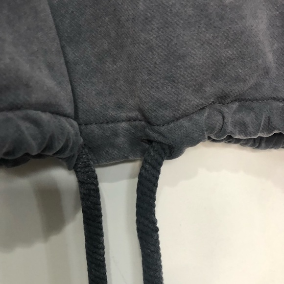 Zara acid wash rope draw string hem - Picture 5 of 8